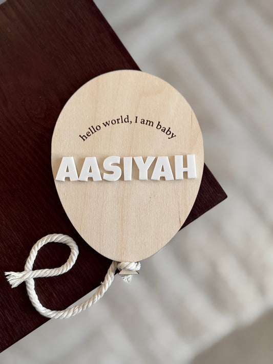 Balloon Announcement