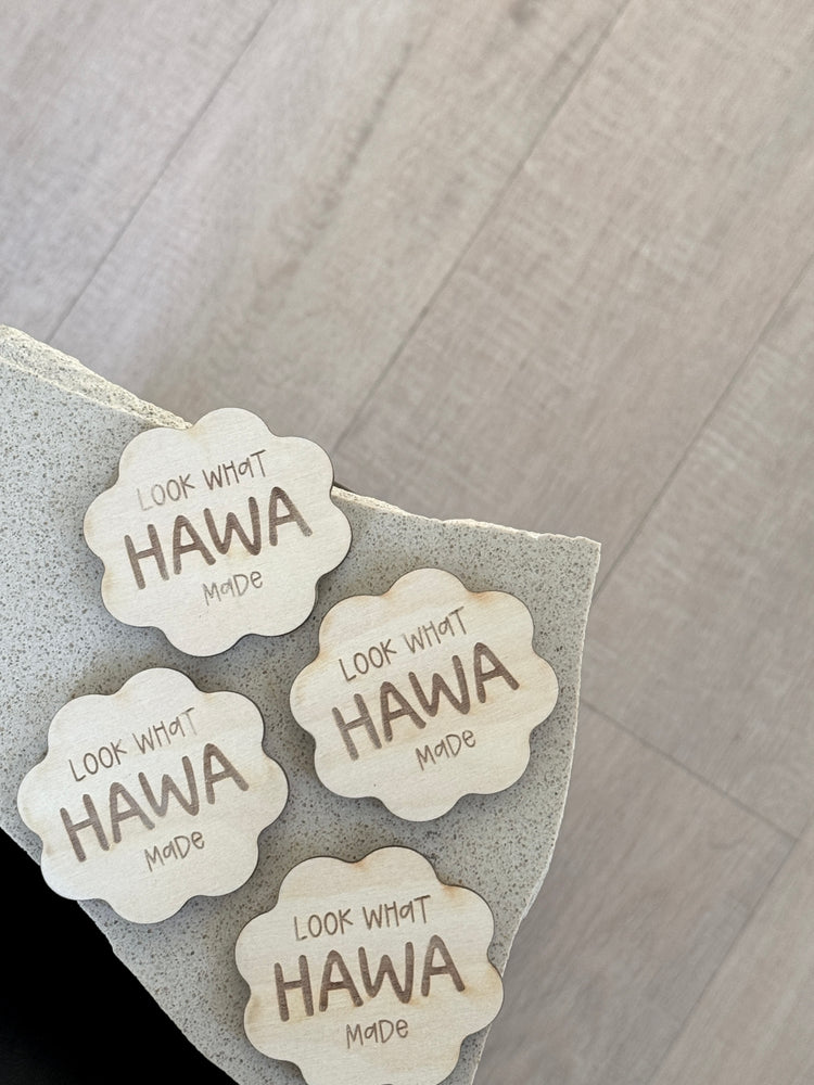 Artwork Engraved Tag - Set of 4