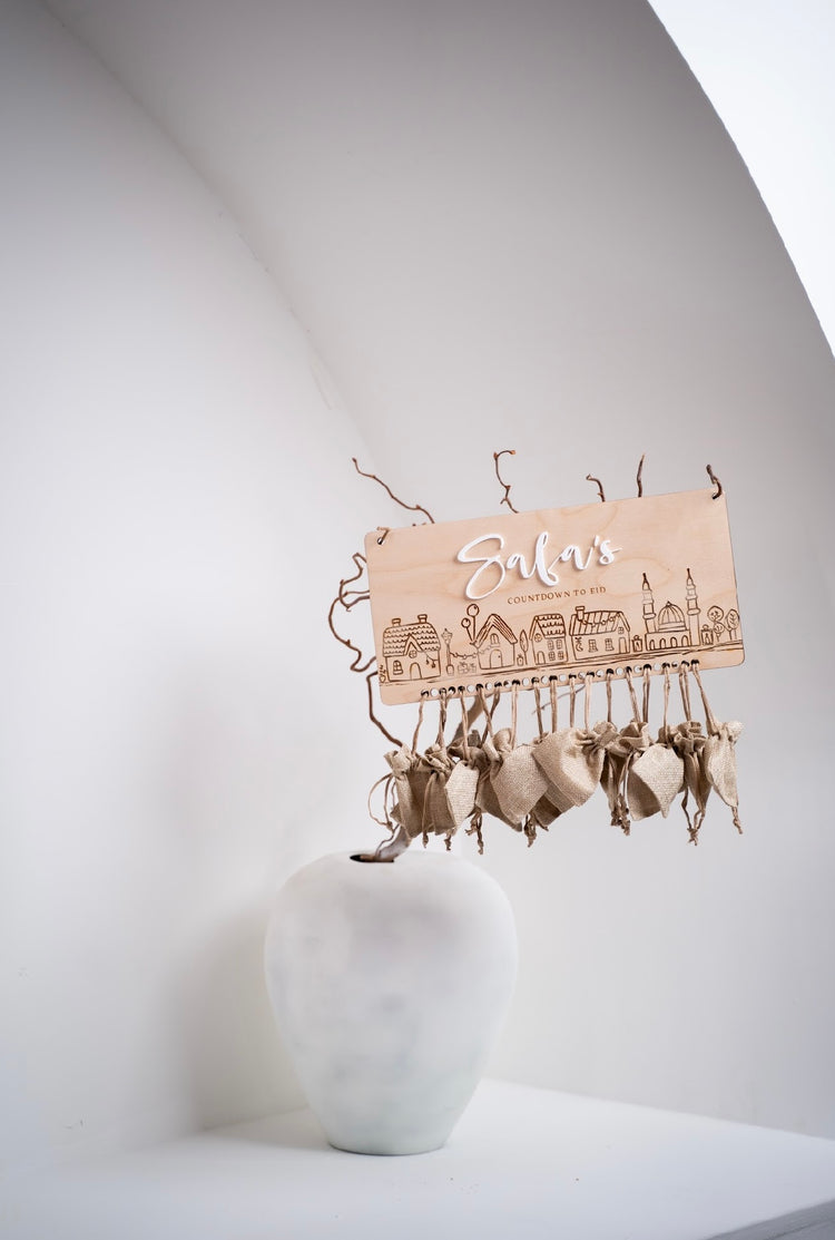 Wooden Ramadan Calendar