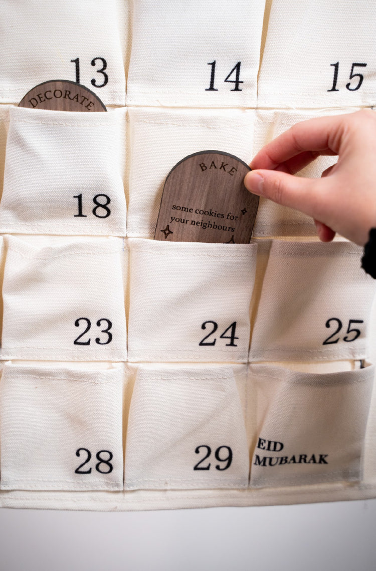 Personalised Fabric / Wood Ramadan Calendar