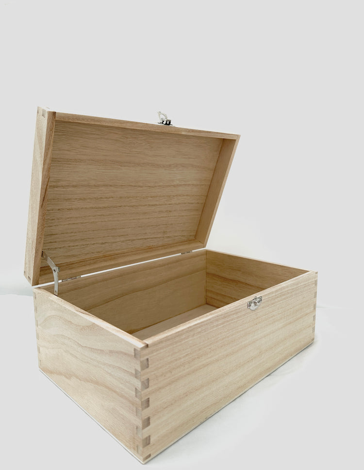 Personalised Wooden Wedding Keepsake Box