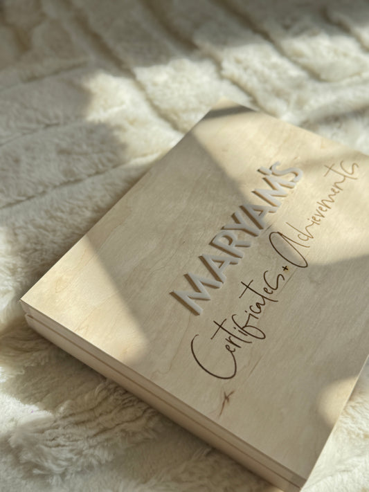 Achievement Keepsake Box