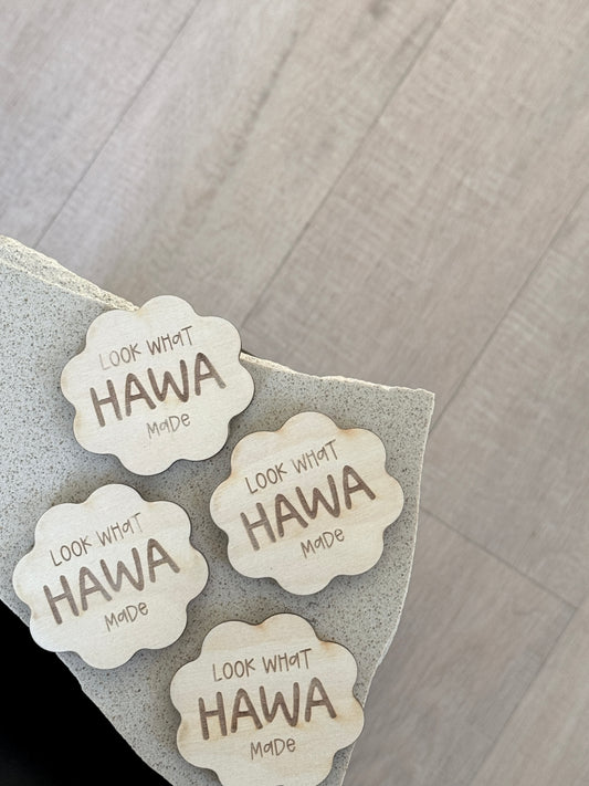 Artwork Engraved Tag - Set of 4