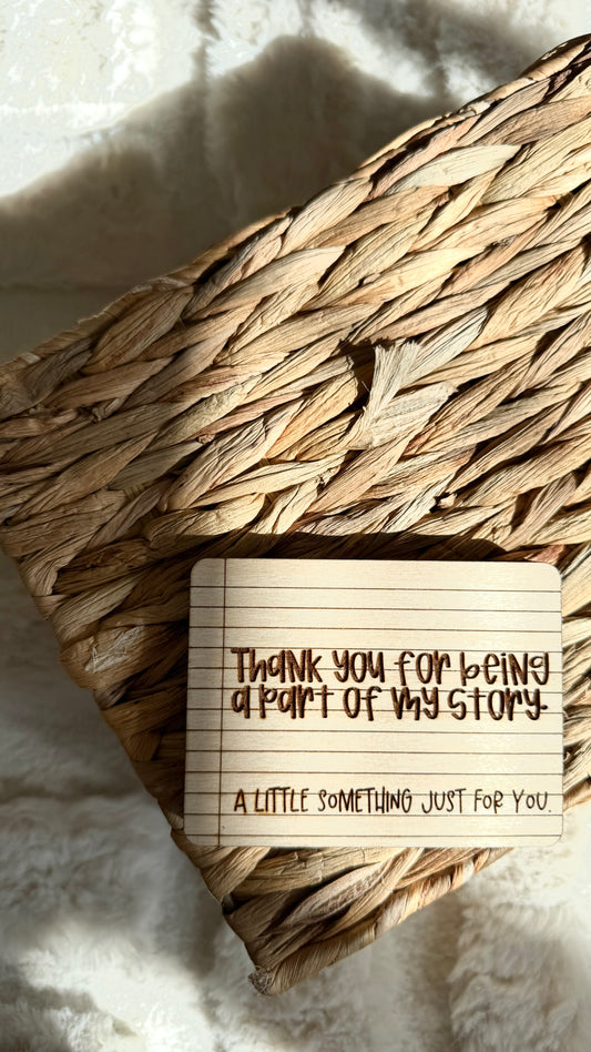 Thank You - Gift Card Holder