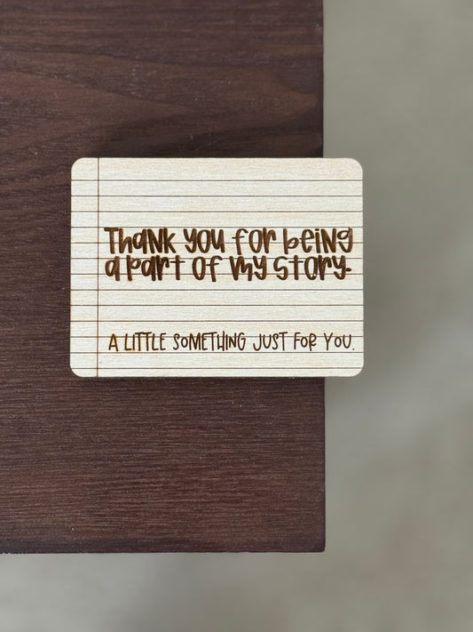 Thank You - Gift Card Holder